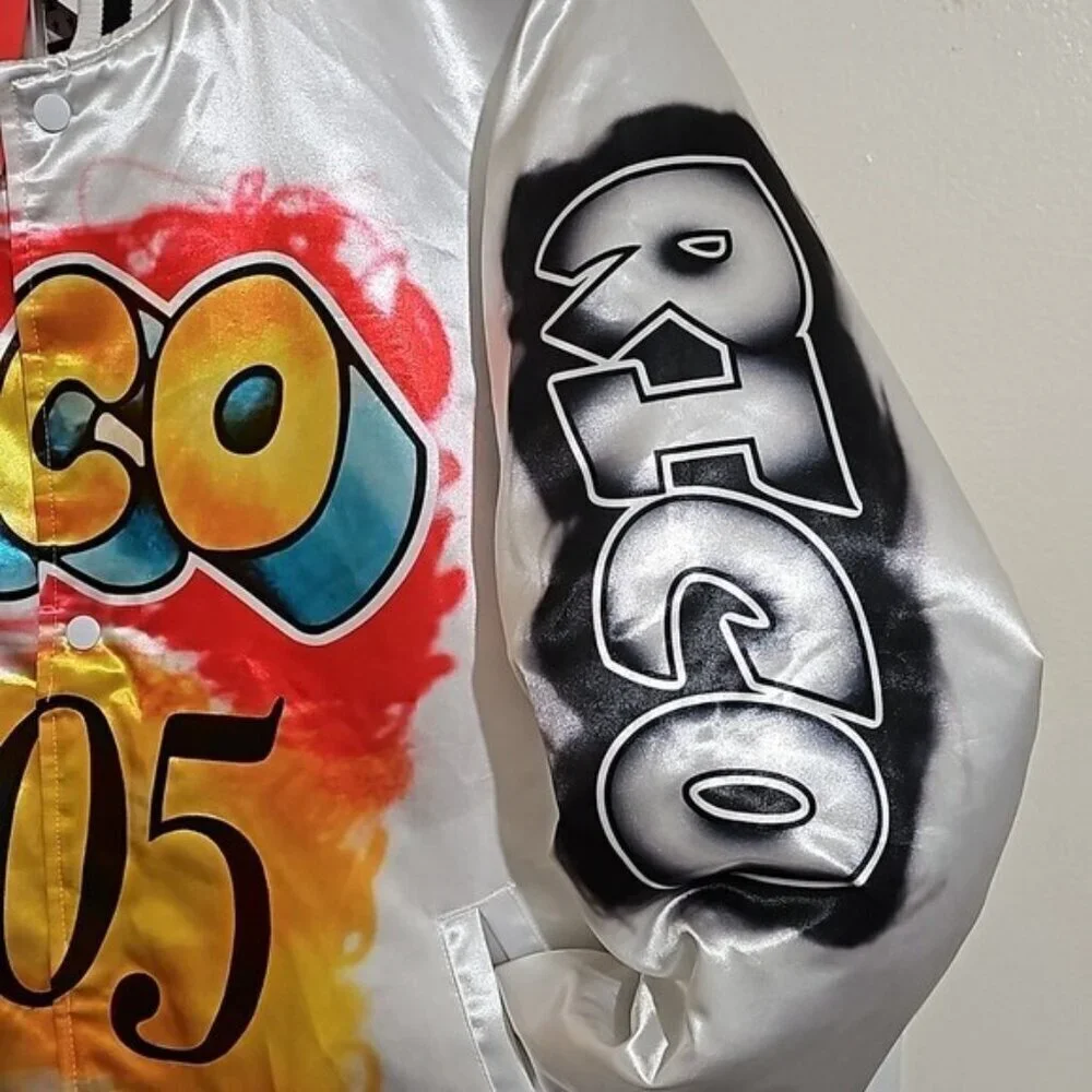 Paid in Full Rico Satin Jacket Cam'ron Size XL New